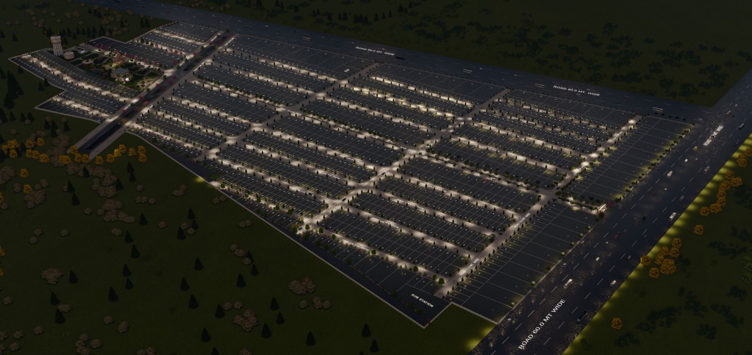 Night Aerial View